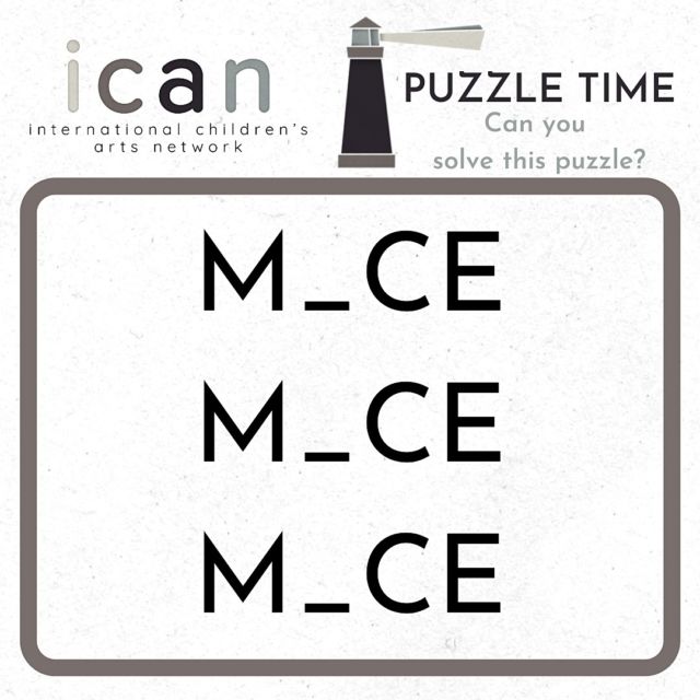 We are in the home stretch. We have a feeling these last few puzzles are going to be very tricky. We can do this!

It's Riddles and Mystery Month on icanradio.org
Check back for a new puzzle everyday this month!

#Puzzle #Riddle #Mystery #ICANradio #KidsRadio