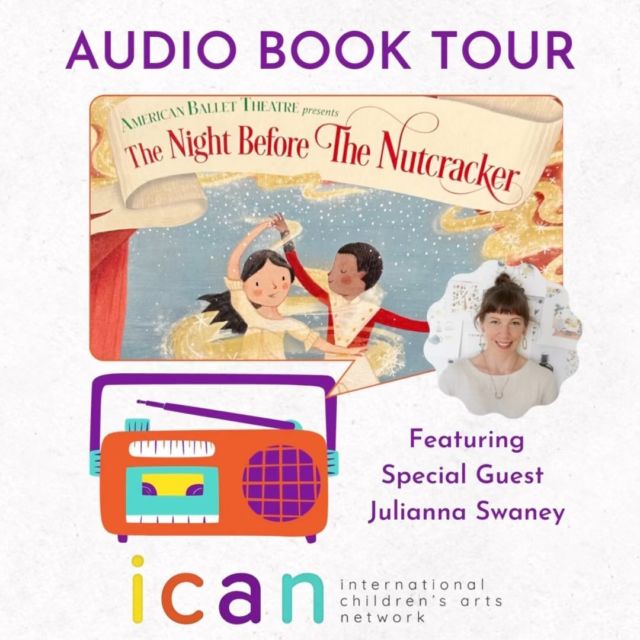 Join @ican.radio for a very special Audio Book Tour featuring illustrator @julianna_swaney 

We’ll learn all about the book ‘The Night Before the Nutcracker’. 

Tune in to ICANradio.org on Thursday December 15th at 5pm PT.

#ICANradio #AudioBookTour #NightBeforeTheNutcracker #Nutcracker #books