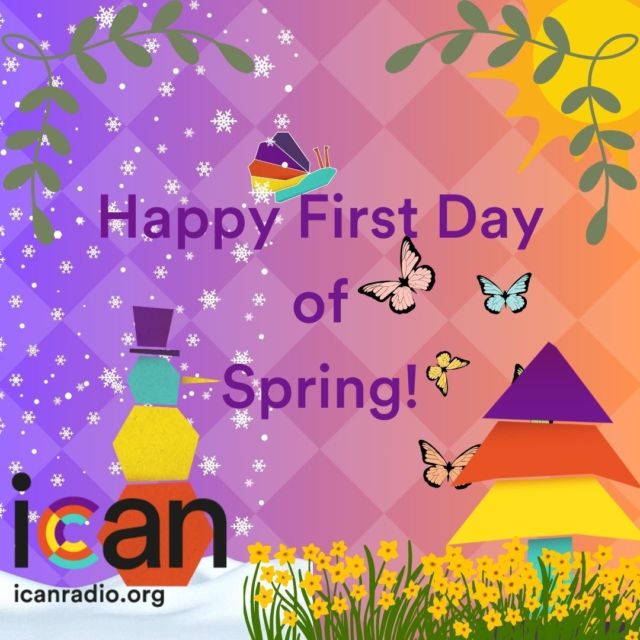 Goodbye winter and hello spring! ICAN Radio has many plans blossoming this spring! We’re hoppy you’re here to listen to all the fun! Celebrate spring with a 💐in the comments!