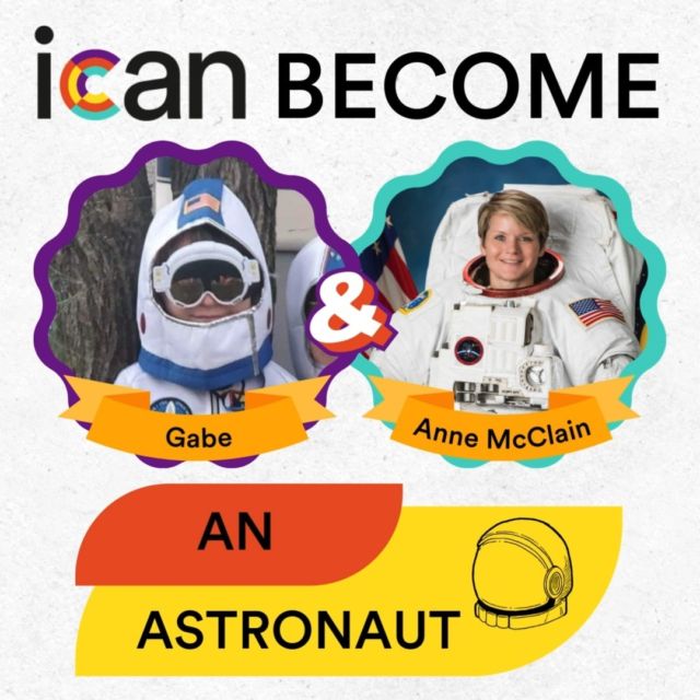 3...2...1... BLAST OFF! 🚀 

Tune into icanradio.org today at 5 p.m. PT for a special rebroadcast of 
ICAN Become an Astronaut. 

7-year-old Gabe speaks to #NASA Astronaut Anne McClain about what it takes to become a real-life Astronaut and why science and finding your team are essential skills!