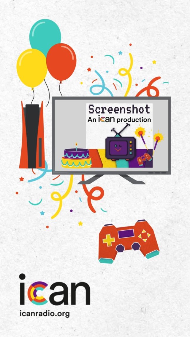 Tune in weekdays on ICAN Radio at 3 PM, PT for Screenshot! Join Marty Coldwater and guest youth hosts for our birthday week to discover the music behind your favorite family-friendly video games, movies, and shows! Check out the link in our bio for more birthday details.