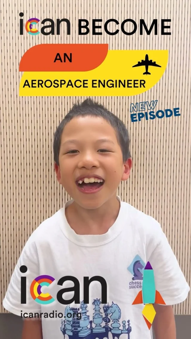 Join Bohan, and Zac Pebley this Wednesday for a new episode of ICAN Become.

Tune into icanradio.org Wednesday at 5 PM Pacific for ICAN Become an Aerospace Engineer