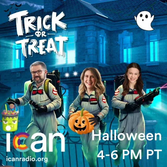 The countdown to 🎃Halloween🎃 is on!

Join Scary Steven, Spooky Sarah, and Eerie Elaina for a SPOOKTACULAR adventure this Thursday from 4 - 6 pm Pacific on icanradio.org

Including a special presentation of Mysteries About True Histories.