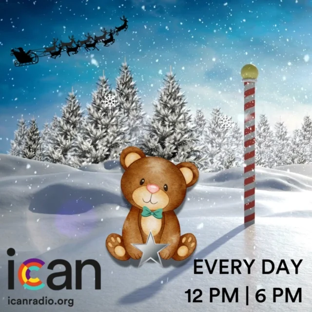 The Cinnamon Bear has one more week left on ICAN until he leaves Maybeland for another year. 

Tune in at Noon and 6 PM PT until January 6th, to hear about the adventures of Paddy O'Cinnamon and all of his friends!

icanradio.org