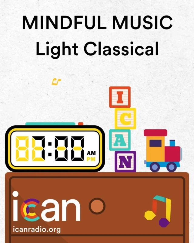 ⏰ Wake up with ICAN radio, as we play light classical music to start the day off right!

Mindful Music, every day at 7 AM PT on icanradio.org