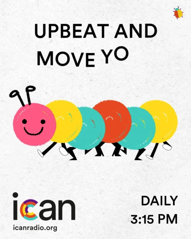 Let's get our dancing shoes on with Upbeat and Move Your Feet!

Weekdays beginning at 3:15 PM PT on icanradio.org