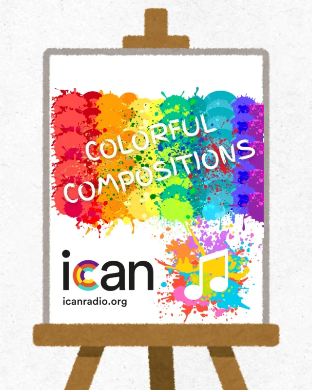Let's get creative!

Be inspired by Colorful Compositions every day at 2 PM Pacific on icanradio.org