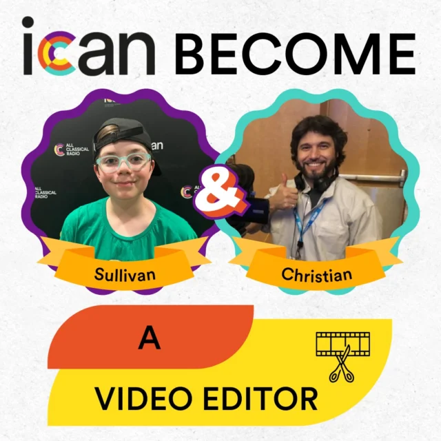 Today on ICAN Become, Sullivan learns about the skills it takes to edit his own videos.

Tune in to icanradio.org at 5 PM Pacific for ICAN Become: A Video Editor